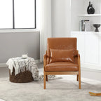 GDFStudio - Fauteuil d'appoint Olivia en velours avec structure en bois massif et coussin confortable