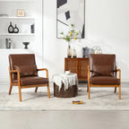 GDFStudio - Fauteuil d'appoint Olivia en velours avec structure en bois massif et coussin confortable