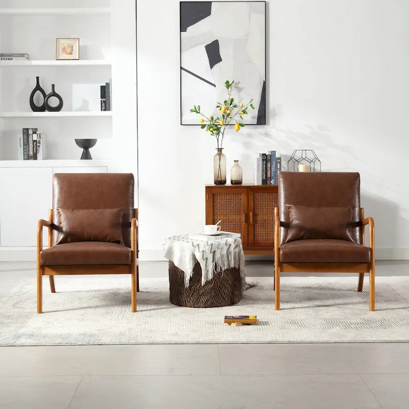 GDFStudio - Fauteuil d'appoint Olivia en velours avec structure en bois massif et coussin confortable