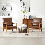 GDFStudio - Fauteuil d'appoint Olivia en velours avec structure en bois massif et coussin confortable