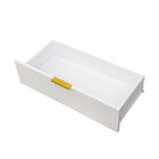 Meuble TV moderne blanc chaud, pour salon ou chambre à coucher