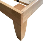 Costway Cadre de Lit King Size 14 Sommier à Lattes en Bois