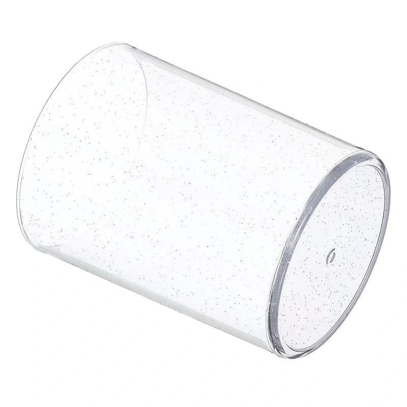 Porte-crayon en acrylique, support de brosses de maquillage Organisateur de bureau rond