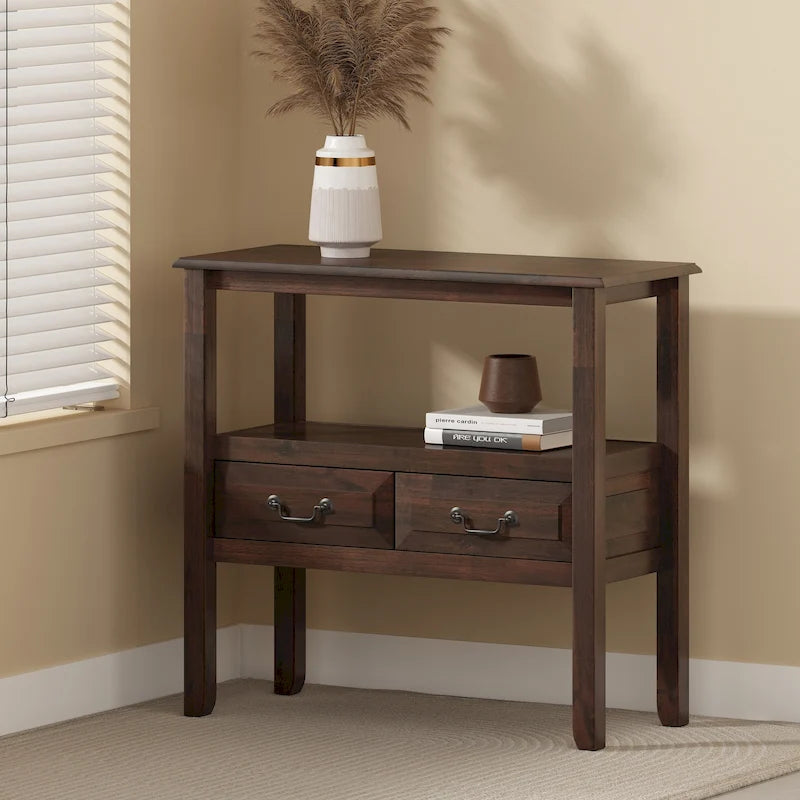 Table d'appoint en bois d'acacia Grant par