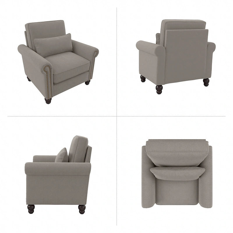 Fauteuil Coventry avec accoudoirs par