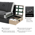 Fauteuil Coventry avec accoudoirs par