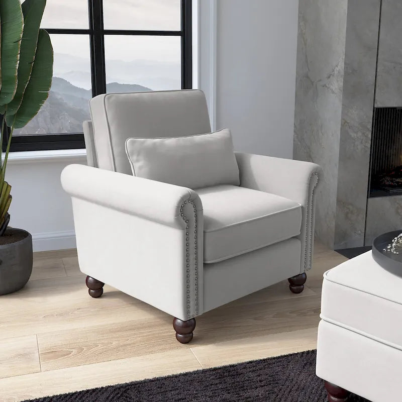 Fauteuil Coventry avec accoudoirs par