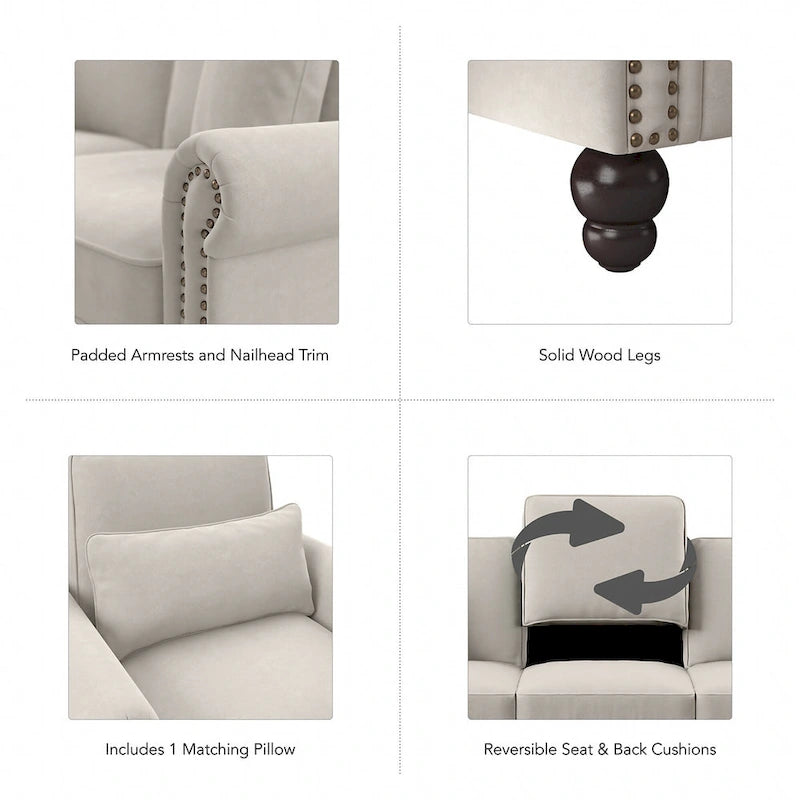 Fauteuil Coventry avec accoudoirs par