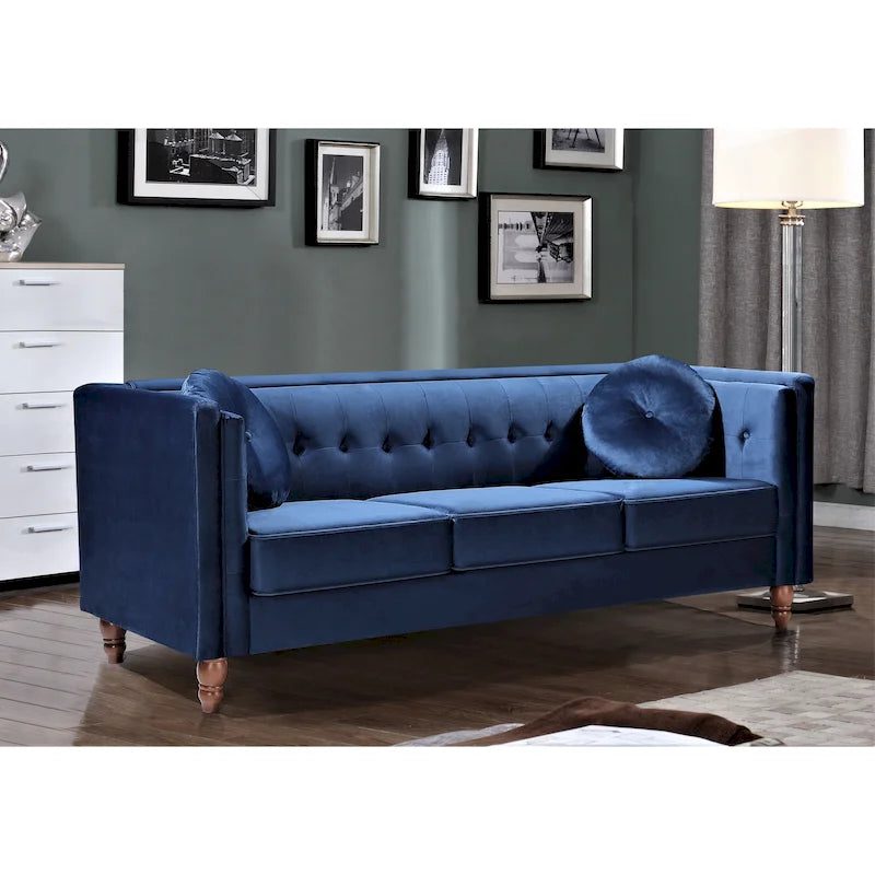 Canapé Chesterfield en velours