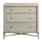 Ensemble de chambre à coucher en bois massif Mantalia, lit à panneaux, commode, miroir, 2 tables de chevet et banc, champagne