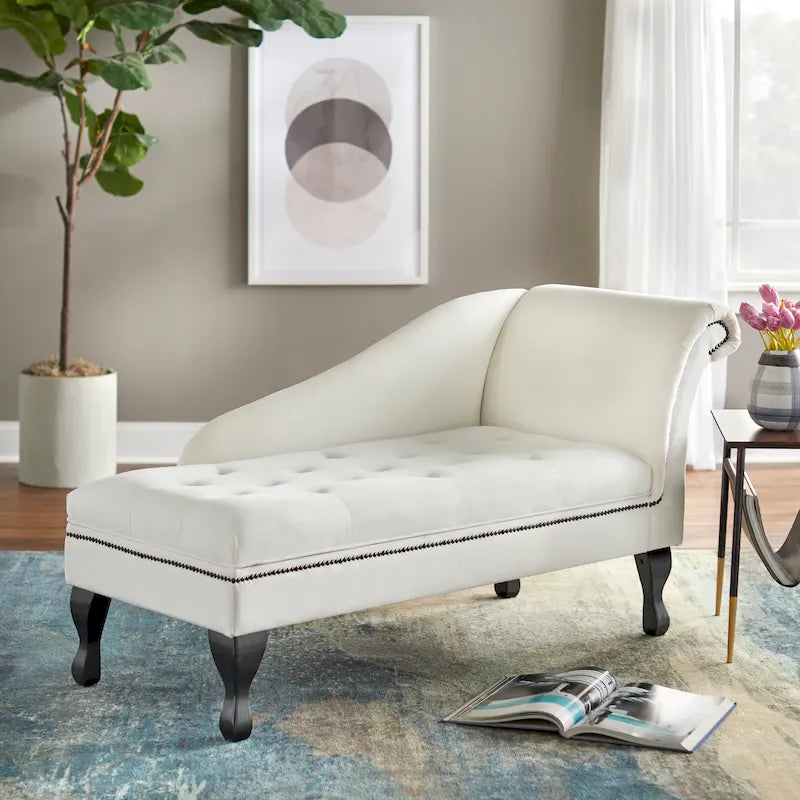 Chaise longue de rangement Marcella
