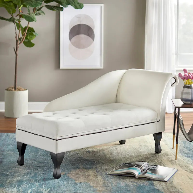 Chaise longue de rangement Marcella