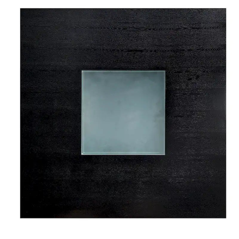 Ensemble de salle à manger 9 pièces Blanton en bois noir moderne de hauteur comptoir par