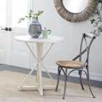 Table d'appoint en bois - Blanche ou marron -