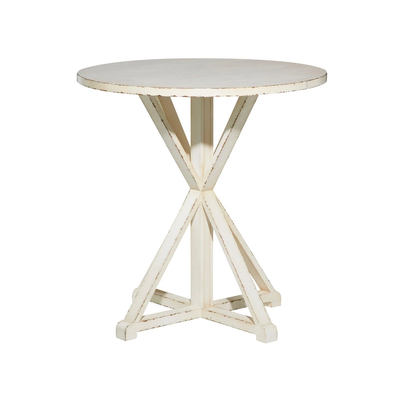 Table d'appoint en bois - Blanche ou marron -