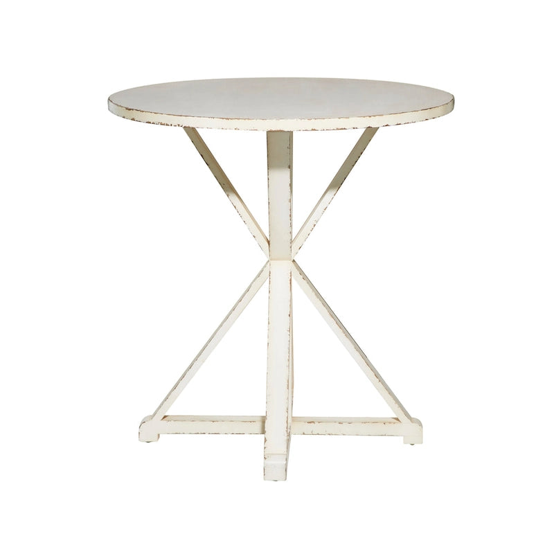 Table d'appoint en bois - Blanche ou marron -