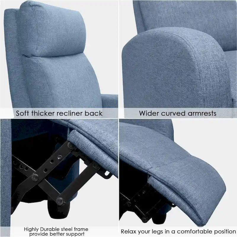 Fauteuil inclinable en tissu Homall pour salon