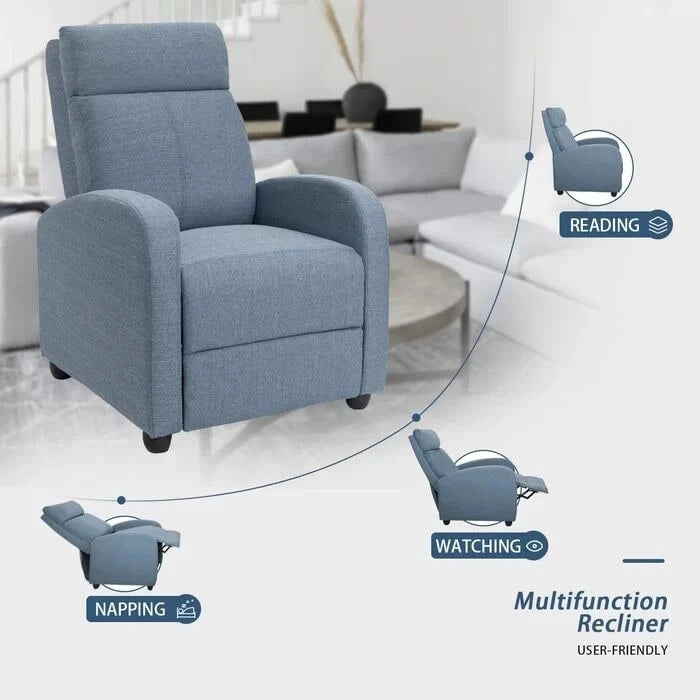 Fauteuil inclinable en tissu Homall pour salon
