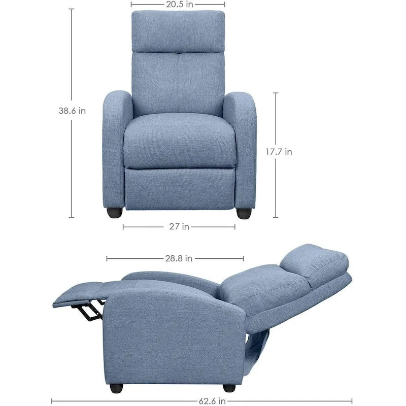 Fauteuil inclinable en tissu Homall pour salon