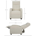 Fauteuil inclinable en tissu Homall pour salon
