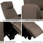 Fauteuil inclinable en tissu Homall pour salon