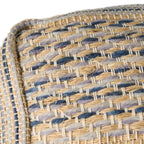 Pouf en tissu bohème fait main Caiman par