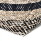 Pouf en tissu bohème fait main Caiman par