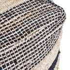 Pouf en tissu bohème fait main Caiman par