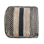 Pouf en tissu bohème fait main Caiman par