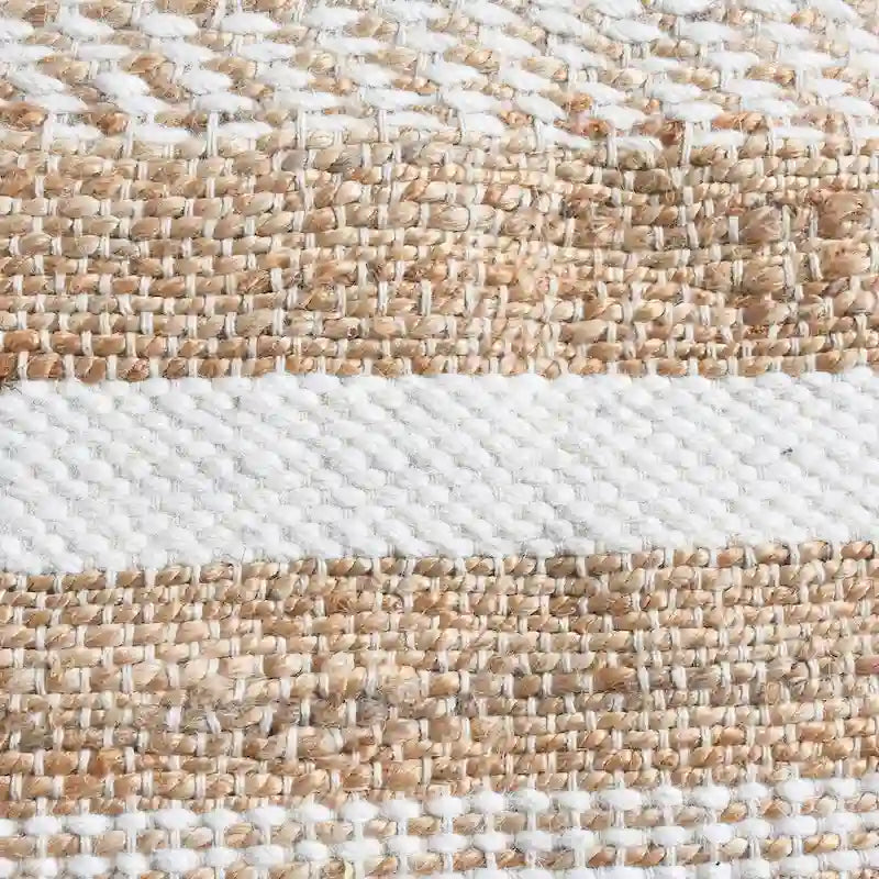 Pouf en tissu bohème fait main Caiman par