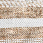 Pouf en tissu bohème fait main Caiman par
