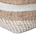 Pouf en tissu bohème fait main Caiman par