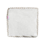 Pouf en tissu bohème fait main Caiman par
