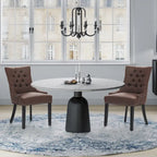 Chaise de salle à manger capitonnée Grandview (lot de 2) rembourrée