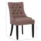 Chaise de salle à manger capitonnée Grandview (lot de 2) rembourrée