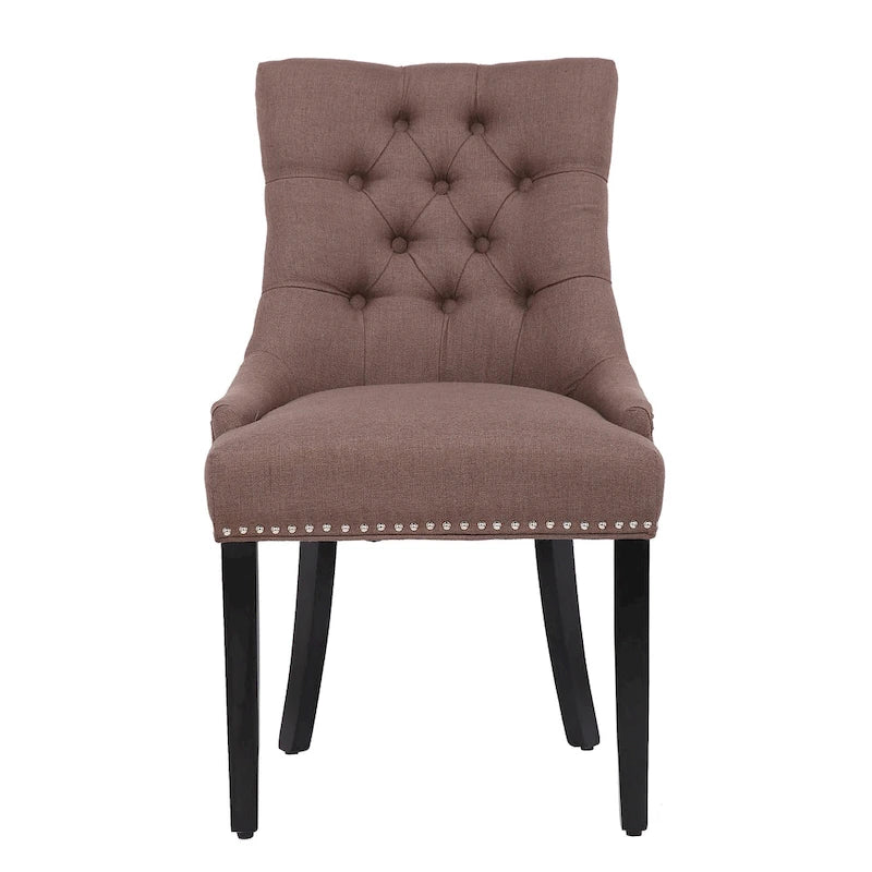 Chaise de salle à manger capitonnée Grandview (lot de 2) rembourrée