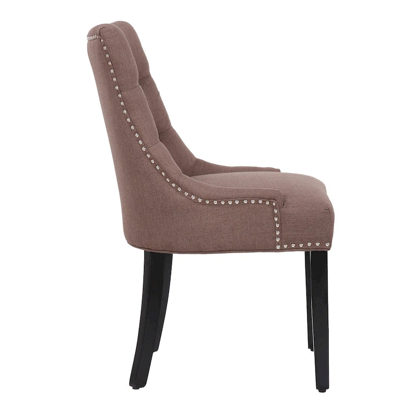 Chaise de salle à manger capitonnée Grandview (lot de 2) rembourrée
