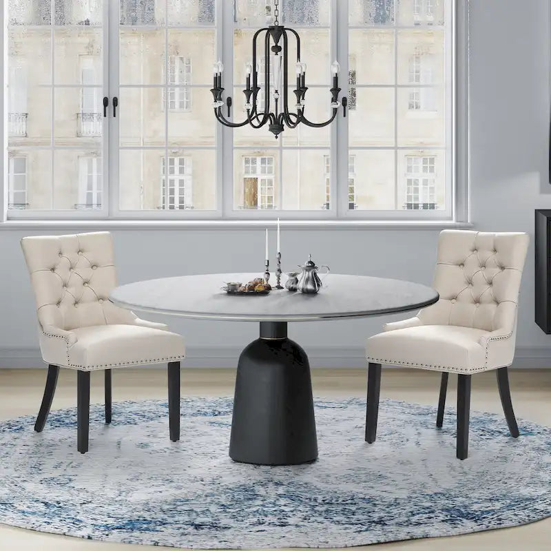 Chaise de salle à manger capitonnée Grandview (lot de 2) rembourrée