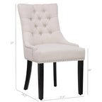 Chaise de salle à manger capitonnée Grandview (lot de 2) rembourrée