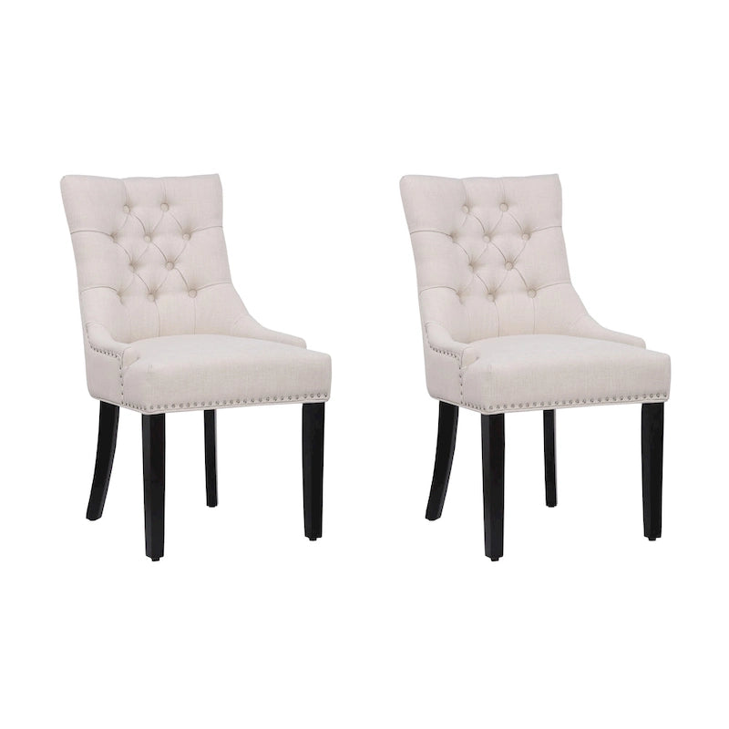 Chaise de salle à manger capitonnée Grandview (lot de 2) rembourrée