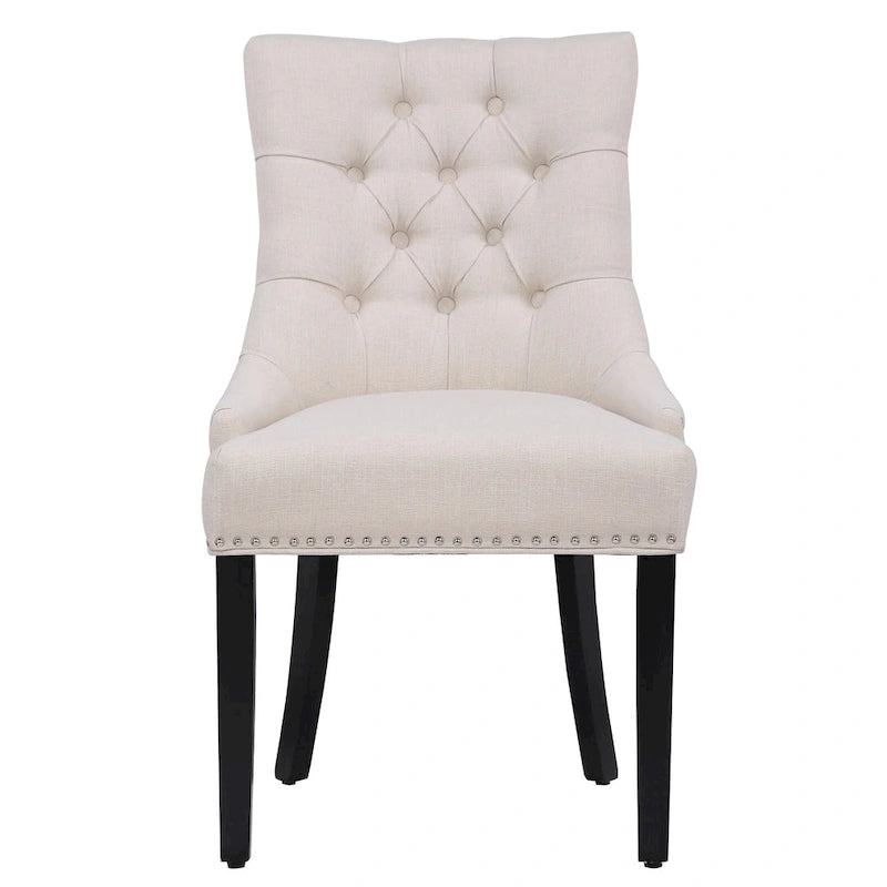 Chaise de salle à manger capitonnée Grandview (lot de 2) rembourrée