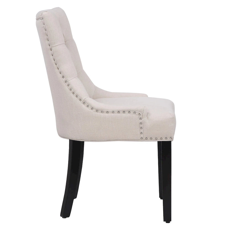 Chaise de salle à manger capitonnée Grandview (lot de 2) rembourrée