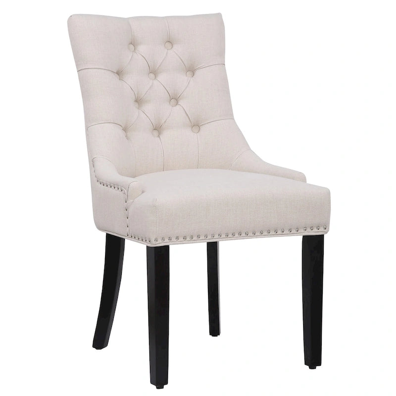 Chaise de salle à manger capitonnée Grandview (lot de 2) rembourrée