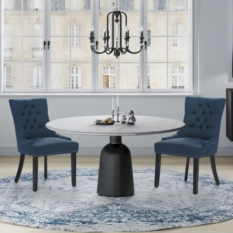 Chaise de salle à manger capitonnée Grandview (lot de 2) rembourrée