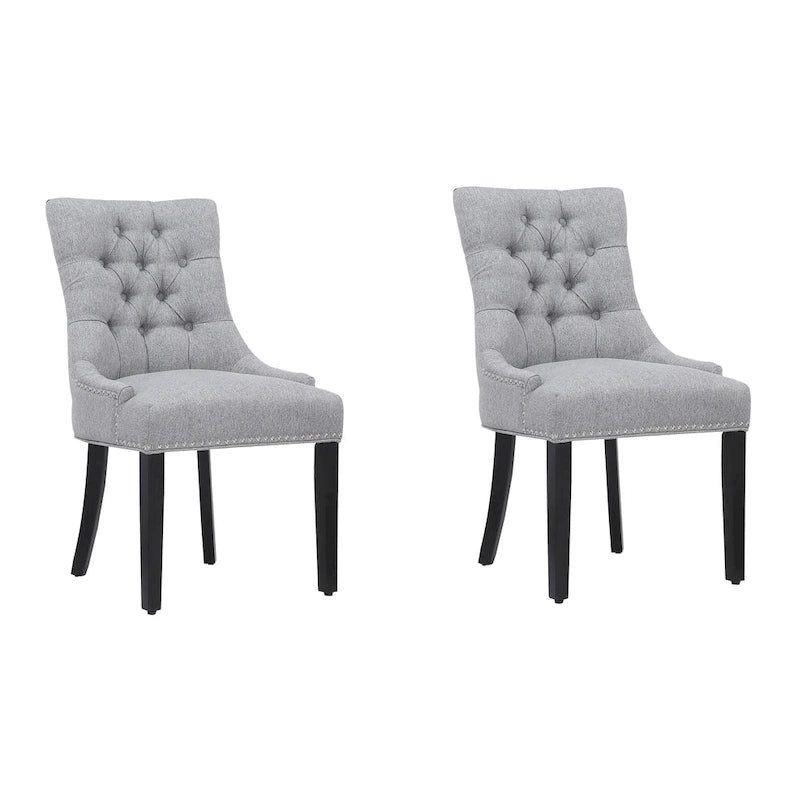 Chaise de salle à manger capitonnée Grandview (lot de 2) rembourrée