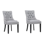 Chaise de salle à manger capitonnée Grandview (lot de 2) rembourrée