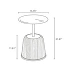 Table d'appoint rembourrée Anderson 1.0 moderne