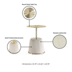Table d'appoint rembourrée Anderson 1.0 moderne