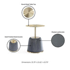 Table d'appoint rembourrée Anderson 1.0 moderne