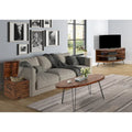 Table Basse Ovale en Bois Raffles 44